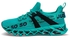 UMYOGO Women's Running Shoes Non Slip Athletic Tennis Walking Blade Type Sneakers, Lake Blue, 8
