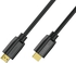 Lazor HD12 HDMI Cable 24K Gold-Plated Connectors, 4K Ultra HD Cable, With 18Gbps High-Speed Band Width, 4K @ 60Hz, HDMI To HDMI, Widely Compatible (Laptop, PS3/4, Monitor, HD TV, Dvd Player) 3m, Black