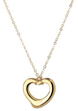Miss L' by L'azurde My Heart Necklace, In 18 K Yellow Gold
