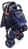 Babyhug Cosy Cosmo Stroller With Reversible Handle & Back Pocket - Navy Blue