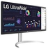 LG 34WQ650 34 Inch 21:9 UltraWide Full HD IPS Monitor with USB Type-C,HDMI,DP,Speaker,Height Adjust Stand- White