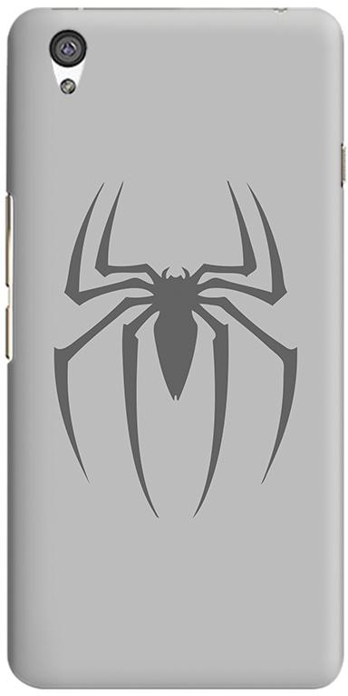 Stylizedd OnePlus X Slim Snap Case Cover Matte Finish - Spidermark (Grey)
