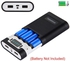 Portable Empty 4x18650 Battery Case Dual USB 5V/2.5A-White