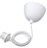 RISBYN غطاء مصباح معلق, شكل البصلة/أبيض, 57 سم - IKEA