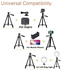 Portable Adjustable Tripod Stand With Filling Lamp