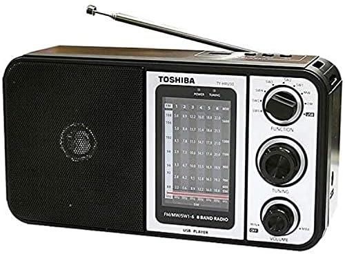 TOSHIBA TY-HRU30 Multi Band FM Radio With USB - Blackc/Silver