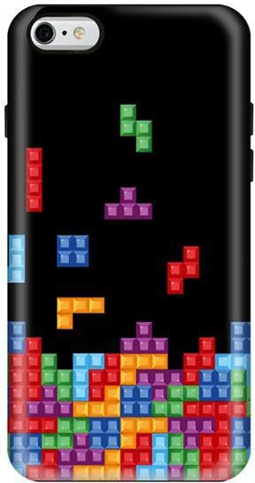 Stylizedd  Apple iPhone 6 Plus Premium Dual Layer Tough case cover Matte Finish - Tetris (Black)