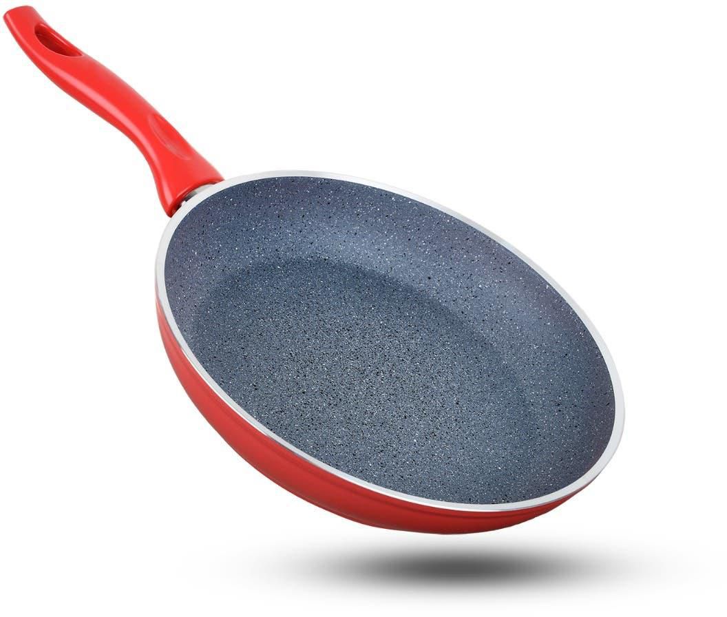 Get Falez Ceramic Frying Pan, 26 cm, 2.2 Liter - Light Red with best offers | Raneen.com