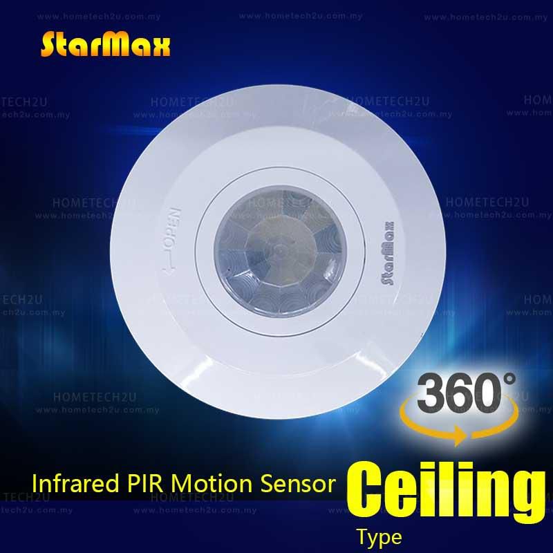 StarMax 360 Degree Ceiling AC PIR Infrared Motion Sensor LED Lamp