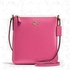 Coach Leather Bag For Women , Pink - Crossbody Bags