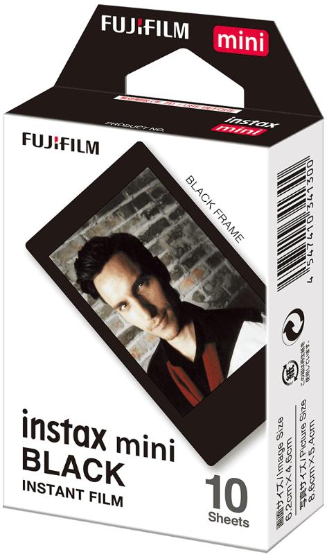 Instax Mini Film - Black Frame -10 Sheets (WT08890)