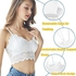 2 Pieces Lace Padded Bralette Bandeau Bra Tube Bra Straps Bra Lace Top with Straps and Removable Pads for Women Girls