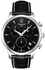 Tissot Men's Tradition Black Dial Black Leather Quartz Watch