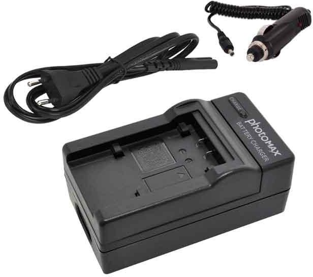 photoMAX For Panasonic VBK180 Battery Charger with EU Cable
