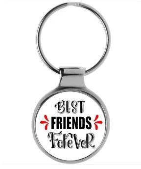 Best Friends Forever Custom Branded Keyring / Keyholders