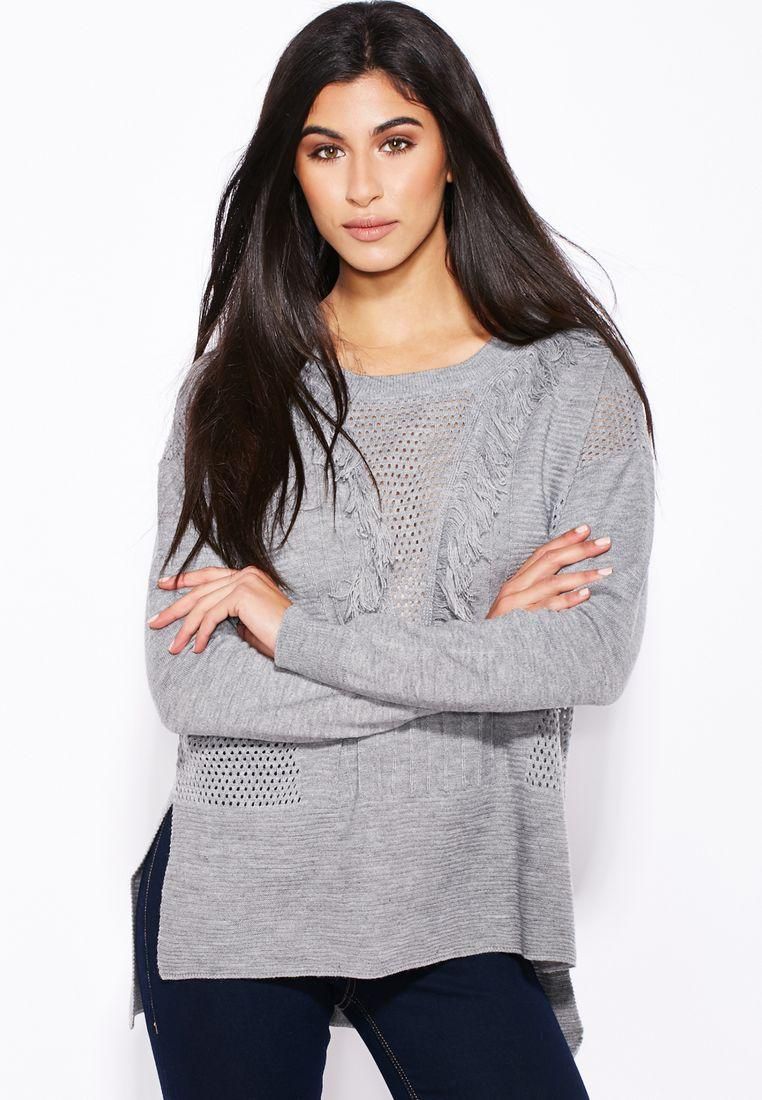 Clarisa Fringe Sweater