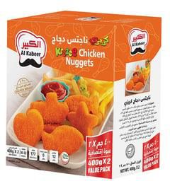 Al Kabeer Krazee Chicken Nuggets 2 x 400g