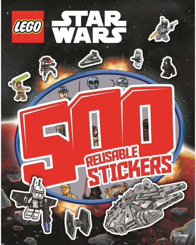 LEGO: STAR WARS - 500 Reusable Stickers