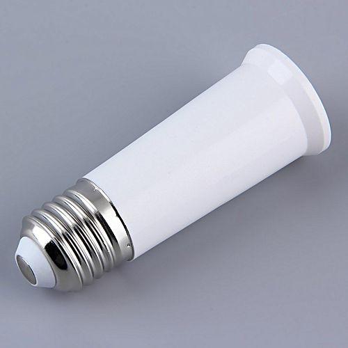 Generic E27-E27/E40-E40 Base Screw LED Light Lamp Holder Adapter Socket Converter White
