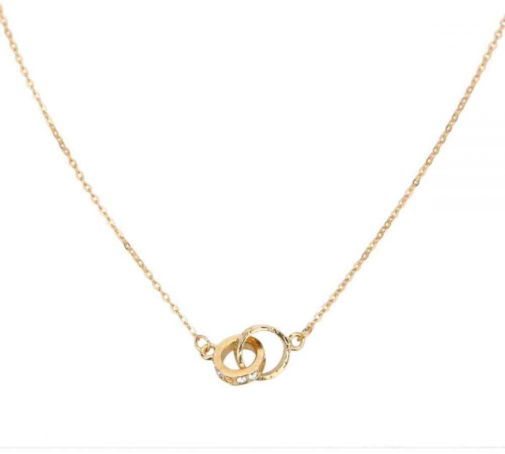 Necklace for Women Gold Plated 0.3K by She