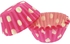Mayleehome 100pcs Colourful Paper Baking Cake Cup Liner D60mm (Pink Poka)