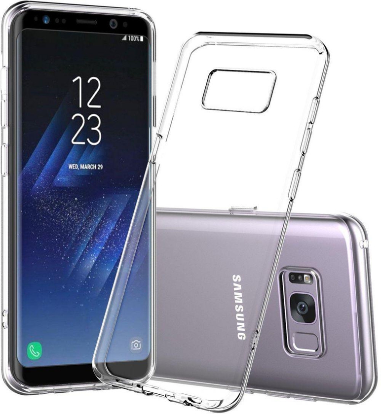 Slim Transparent Ultra-Thin TPU Protective Case Cover for Samsung Galaxy S8 Plus - Clear