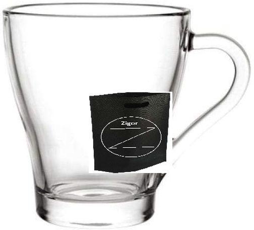 Glass Cups Set 6 Pieces - Clear +zigor Bag Special
