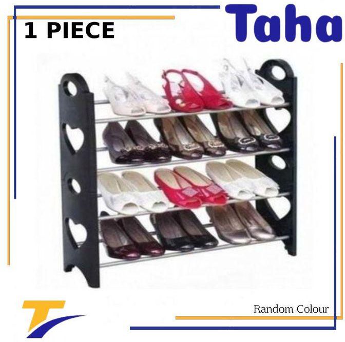 Taha Offer Stackable Shoe Rack Organizer 4 Levels 1 Piece
