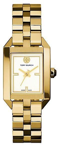 Tory Burch Dalloway Women's Ivory Dial Gold-Plated Stainless Steel Band  Watch - TRB1100 price from souq in Saudi Arabia - Yaoota!