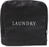 Miamica Travel Laundry Bag, Black AOP, One Size, Miamica Travel Laundry Bag