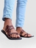 Biba Trends Collections Argento Brown Criss Cross Men's Sandals - Brown