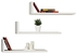 Homemania Decortie Set of 3 Shelves L W50xd20xh16 cm Bianco