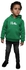 OneHand Hoodie Melton Printed Cotton For Kids - Green