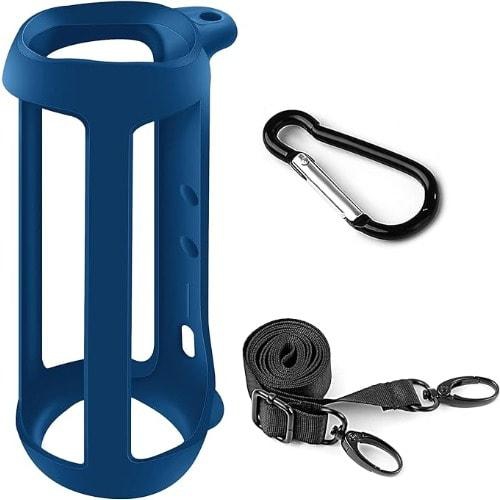 Silicone Case For Jbl Flip 5 Bluetooth Speaker- Blue