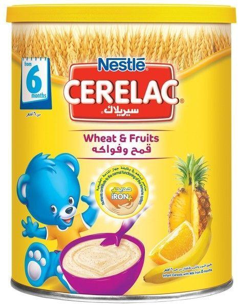 Nestle Cerelac Infant Cereal Wheat & Fruits 1Kg Tin