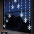 Premier 339-LED White Snowflake Curtain Light (0.68 W, 1.2 x 1.2 m)