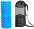 Yoga Massage Foam Roller - Moon Shaped With Carrying Bag - Light Blue