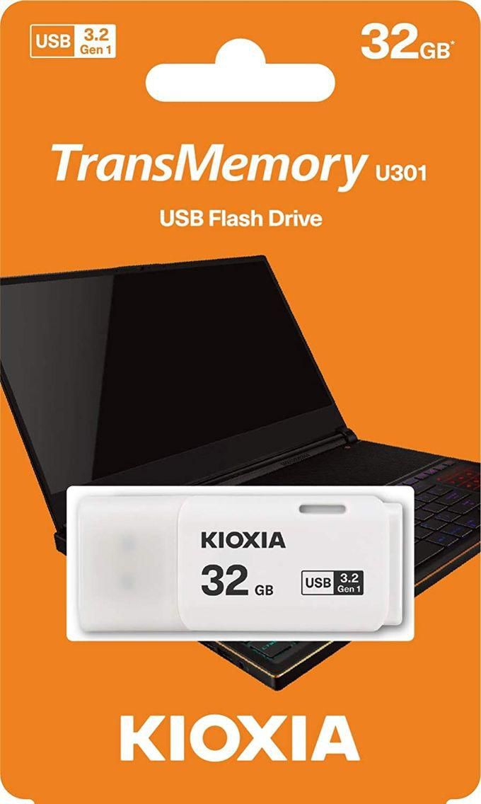 KIOXIA ذاكرة فلاش USB ترانس ميموري كيوكسيا ، سعة 32 جيجابايت، موديل U301W