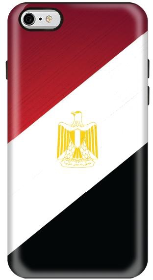 Stylizedd Apple iPhone 6 Plus Premium Dual Layer Tough Case Cover Gloss Finish - Flag of Egypt