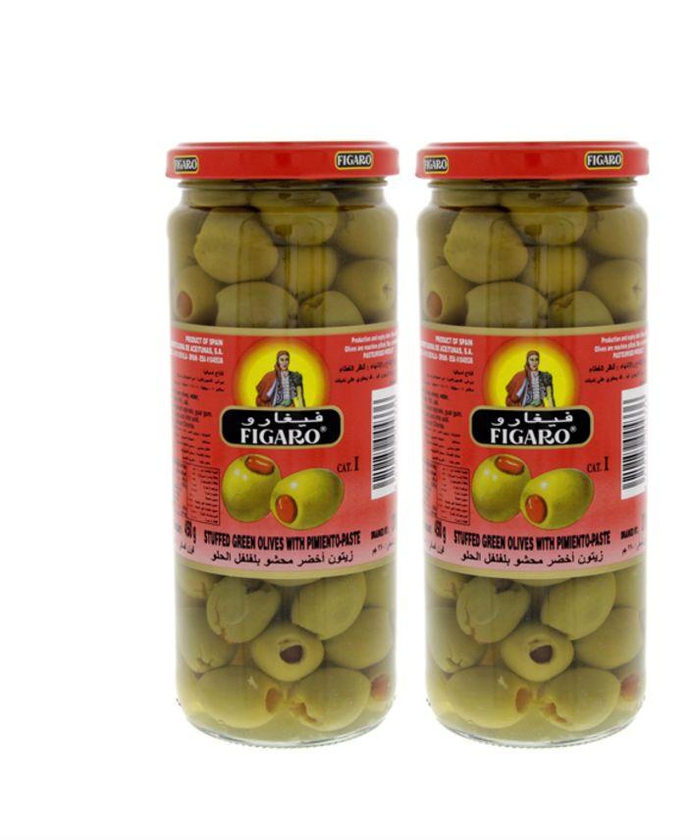 Plain Green Olives Twin Pack 2 x 450 g
