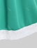 Plus Size Lace Insert Mini Straight Dress - L