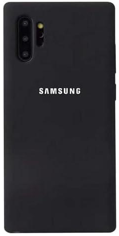 Liquid silicone Case for Samsung Galaxy Note 10 Plus - Black