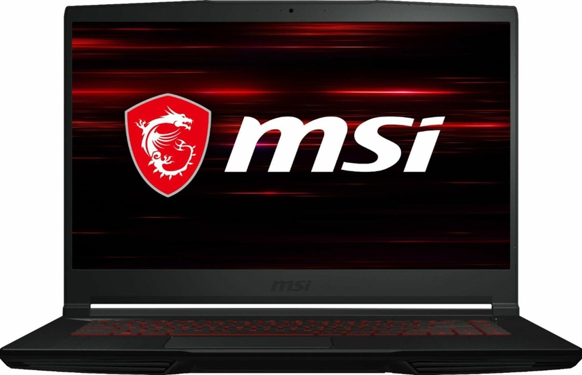 MSI GF63 Gaming Laptop - 15.6&quot; Full HD Intel Core i5-10200H, 8GB RAM, 256GB SSD, 4GB NVIDIA GeForce GTX 1650, Windows 10 [GF63035]- Black