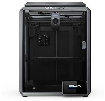 Creality K1 3D Printer, 600mm/s High-Speed 3D Printer with G-Sensor, Upgraded 0.1mm Smooth Detail, Printing Size 8.66x8.66x9.84″, Hands-Free Auto Leveling, Dual Fans, Straight Out of The Box