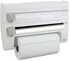 Metaltex 254410 Roll-n-Roll 4-In-1 Kitchen Roll Holder Dispenser, White, 39 x 10 x 25 cm.