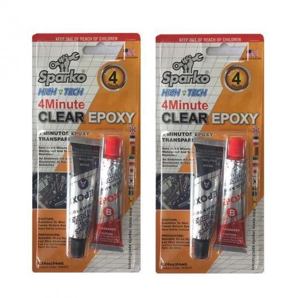 Sparko High Tech 4 Minute Clear Epoxy Adhesive Bonding Agent