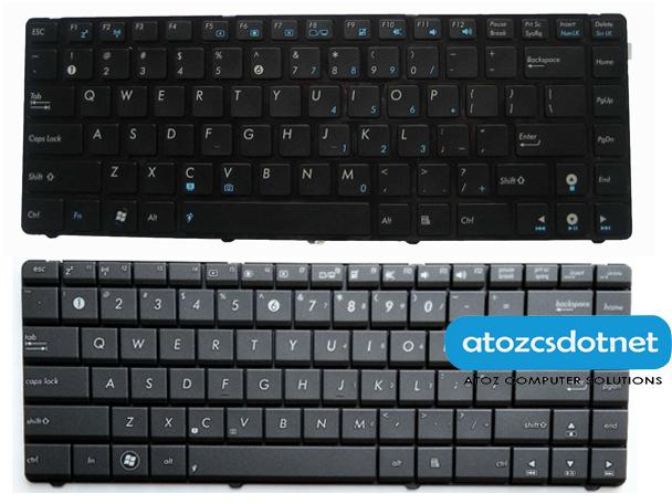 Asus U45JC U81A U82U X42DE X42DQ X42DR X42DY X42F X42JA Keyboard (Black)