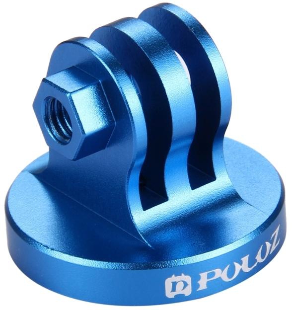 Puluz Tripod Mount CNC Adapter for Action Camera Gopro Hero (Blue)