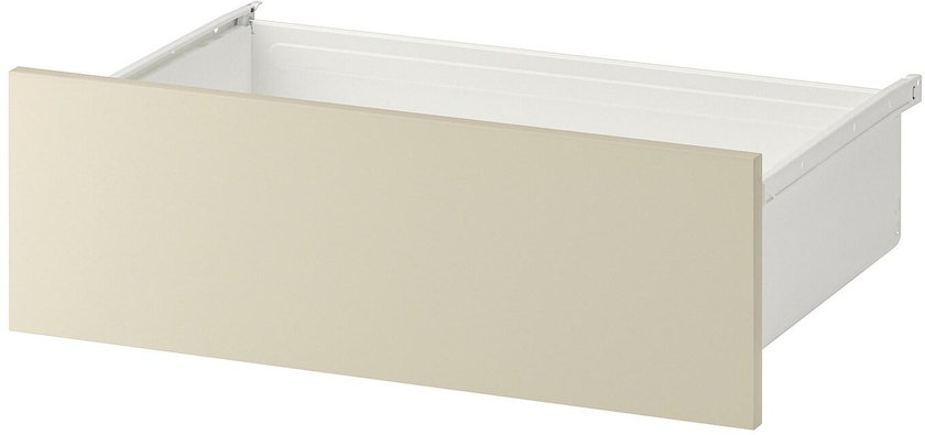 SKATVAL Drawer - white/light beige 60x42x20 cm
