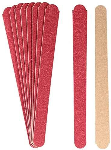 Titania Emery nail files double sided, wooden quality 10 Pcs